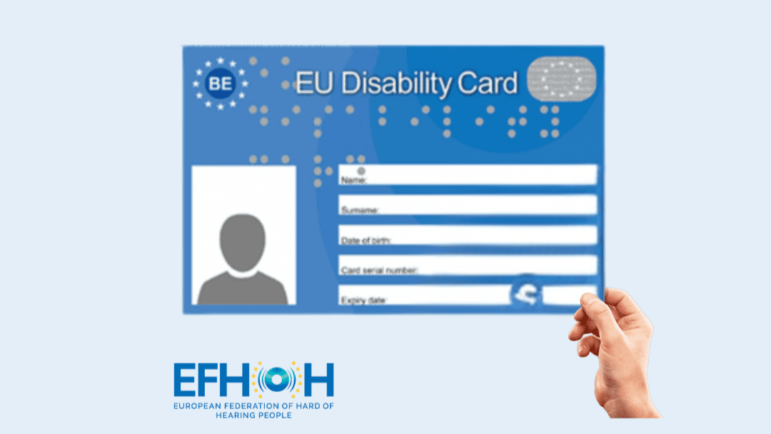 An illustration of the European Disability Card